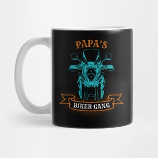 Papa's Biker Gang Father's Day Mug